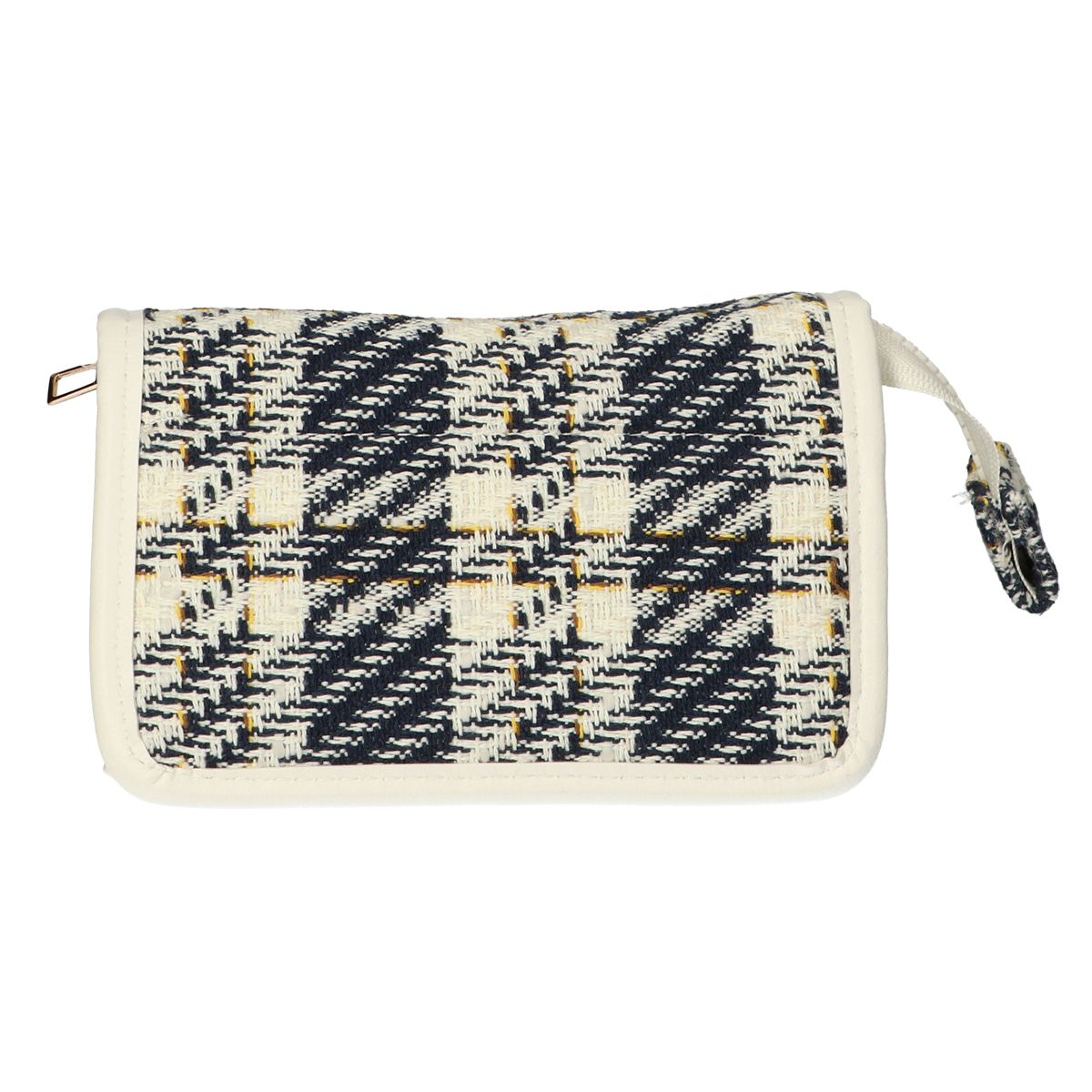 Sac miroir traveller tweed check 16,5x11cm