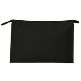 Trousse de toilette Traveler fermeture éclair horizontale noire 35x24 cm