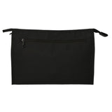 Trousse de toilette Traveler fermeture éclair horizontale noire 35x24 cm