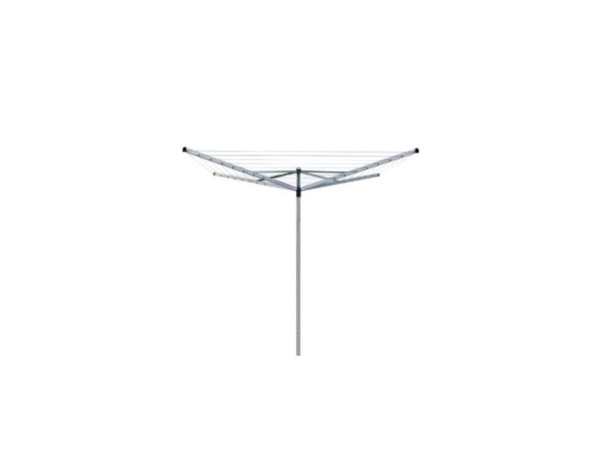 Brabantia top spinner 40m + ancrage au sol - gris métallisé
