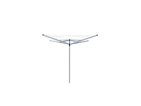 Brabantia top spinner 40m + ancrage au sol - gris métallisé