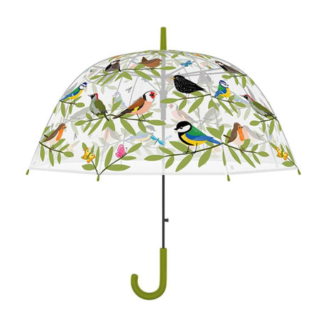 Esschert parapluie design club d'oiseaux transparent Ø83cm