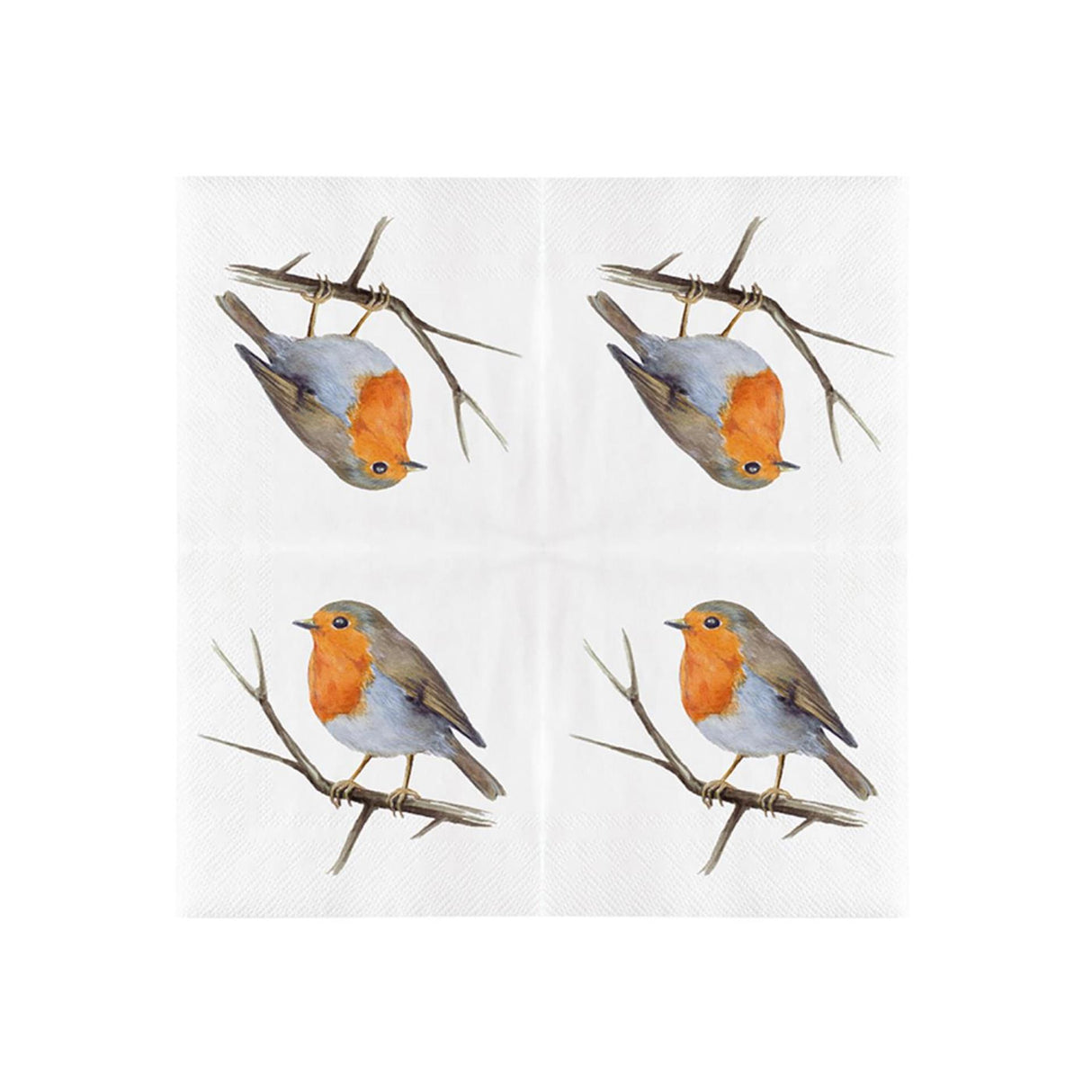 Esschert design papieren servet. roodborst 33x33cm
