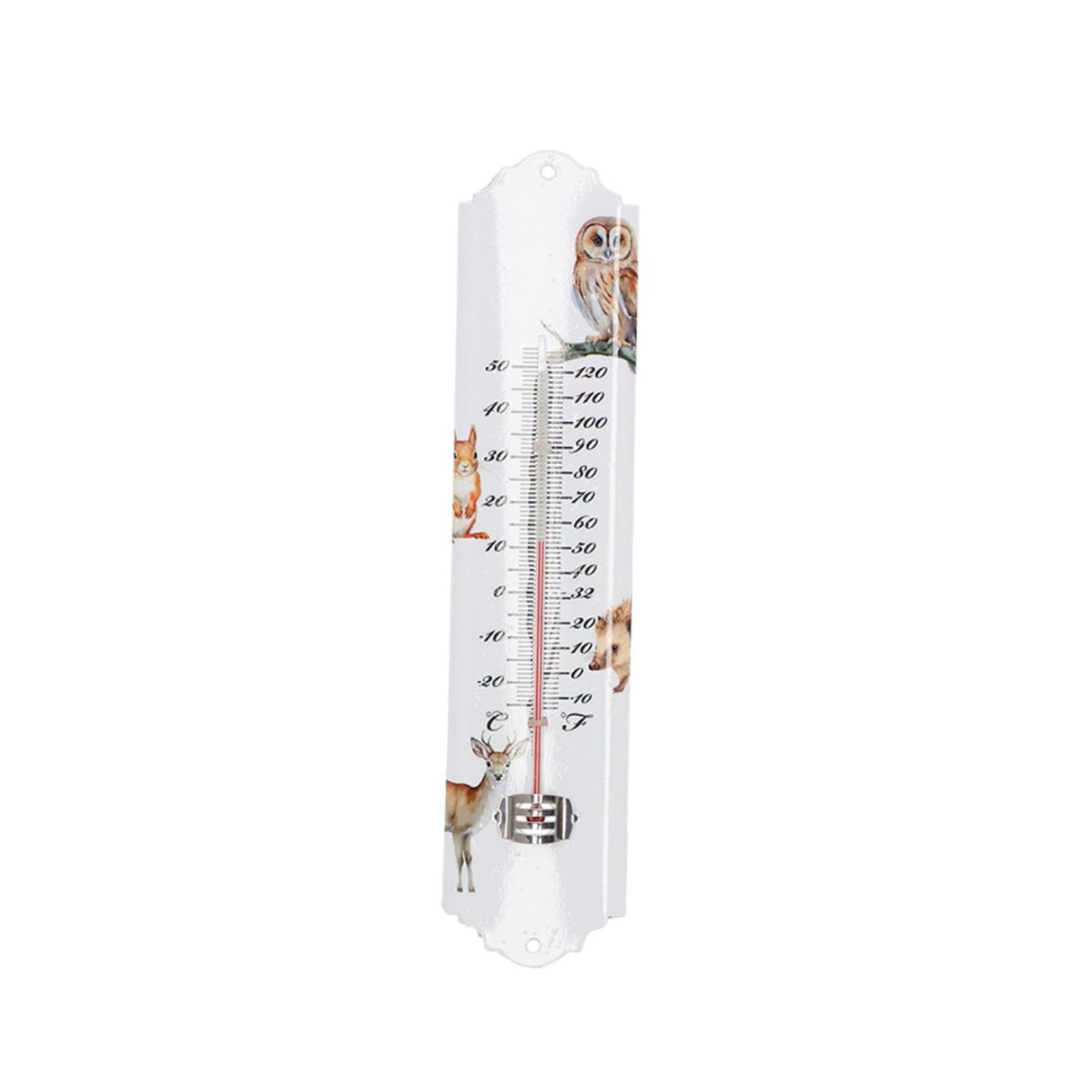 Thermomètre design Esschert animaux de la forêt