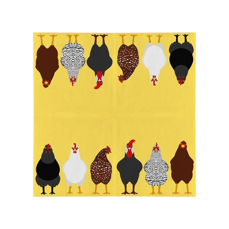 Esschert design papieren servetten kippen 33x33cm