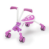 Les insectes Scramblebug Bubblegum Walking Bike avec 4 roues junior rose blanc