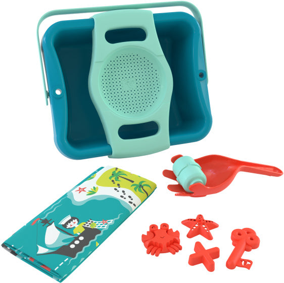 TP Toys Ahoy Playboat en bois avec accessoires de sac de sable extensible