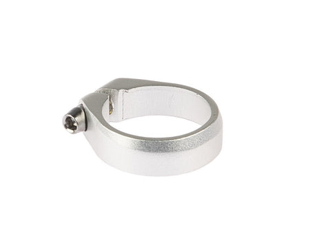 Collier de tige de selle Tranzx + boulon jd-sc66-5 ø34.9, argent mat