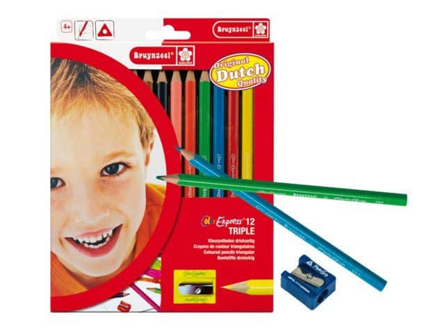 Bruynzeel - 12 crayons triples
