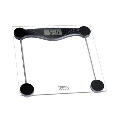 Teesa pèse-personne numérique transparent jusqu'à 180kg