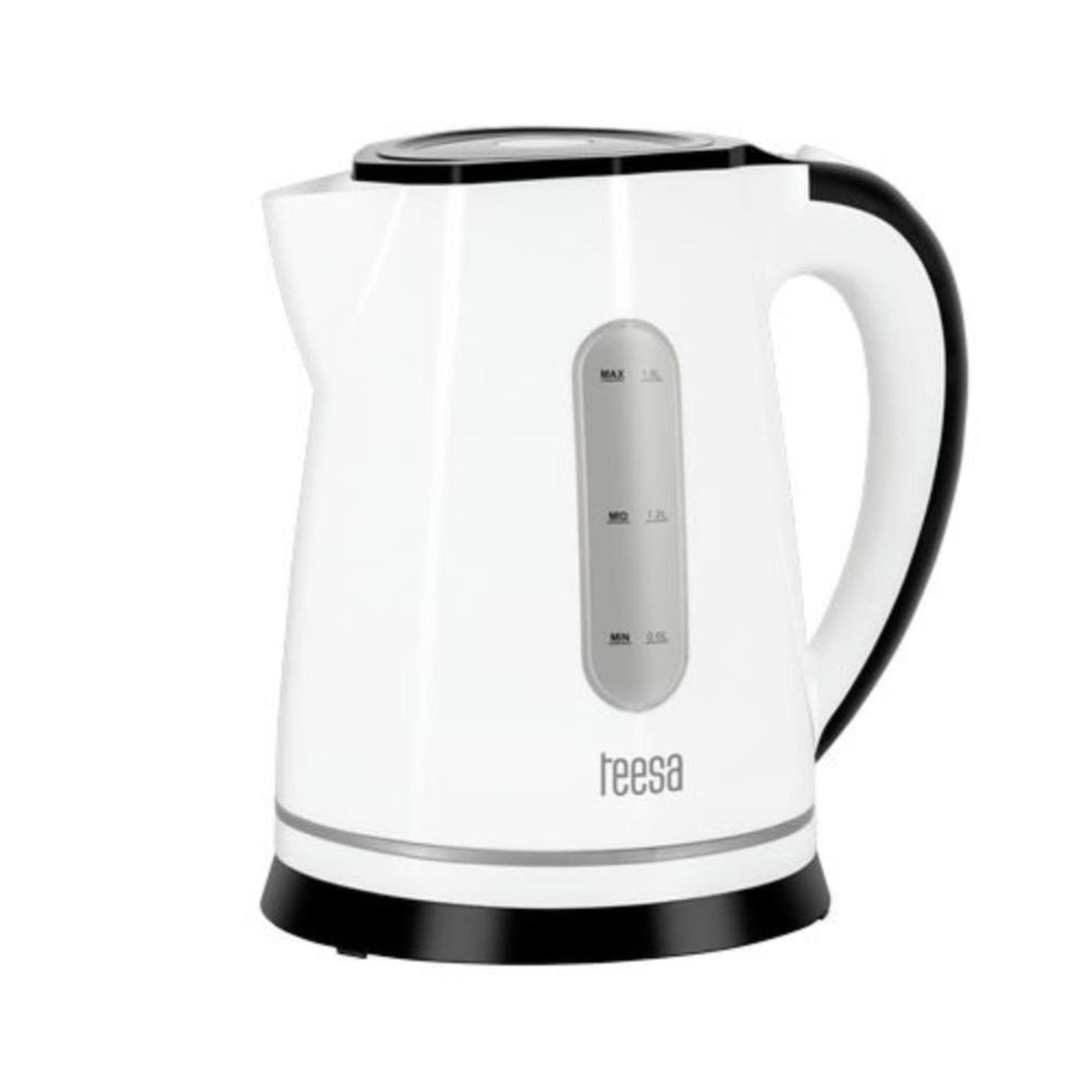 Bouilloire électrique Teesa, sans fil et silencieuse, 1,8l blanche