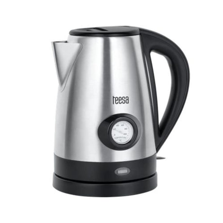 Bouilloire Teesa en acier inoxydable avec indicateur de température 1,7 l