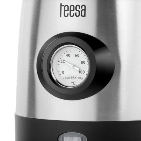 Bouilloire Teesa en acier inoxydable avec indicateur 1,7l