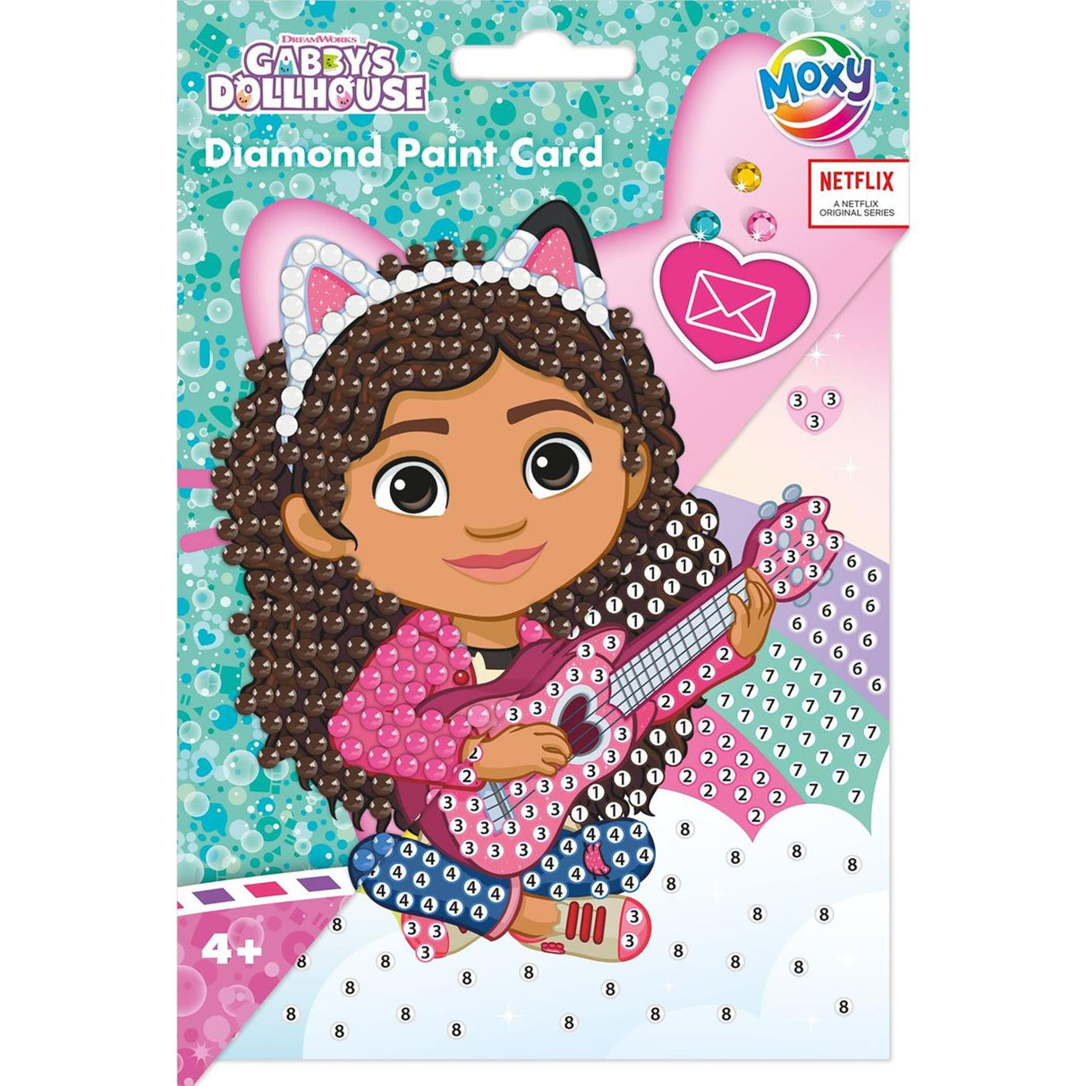 Carte de peinture au diamant du groupe d'artisanat créatif Moxy Gabby