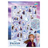 Creative craft group moxy livre d'autocollants à paillettes La Reine des Neiges - a5