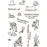 Creative expressions • designer boutique clear stamp set bottom's up
