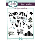 Creative expressions • designer boutique clear stempels wonderful