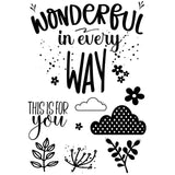 Creative expressions • designer boutique clear stempels wonderful