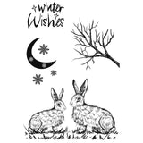 Creative expressions • designer boutique clear stempels moonlit hares