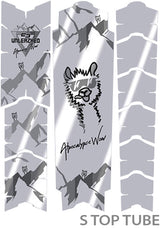 Film protecteur de cadre anti-rayures Unleazhed - alpocalypse rose alpine Samerberg noir brillant