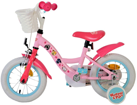 Woezel Pip Children's Bike - Girls - 12 pouces - rose