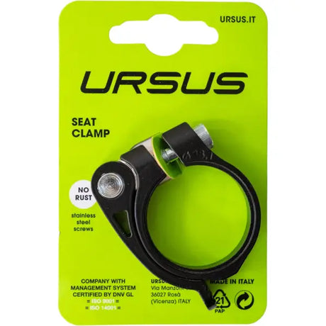 Collier de serrage de tube de selle Ursus 38.1 qr noir