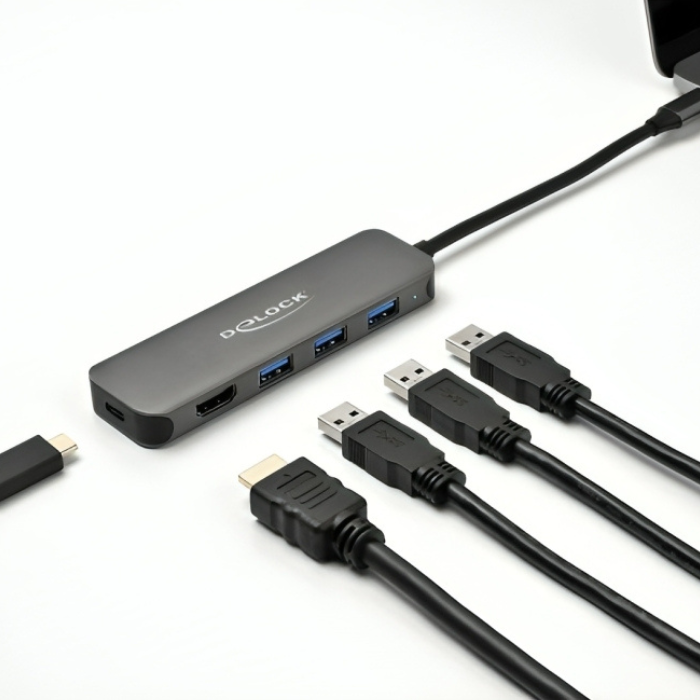 Imp usb c vers c + a + hub hdmi - 5 ports