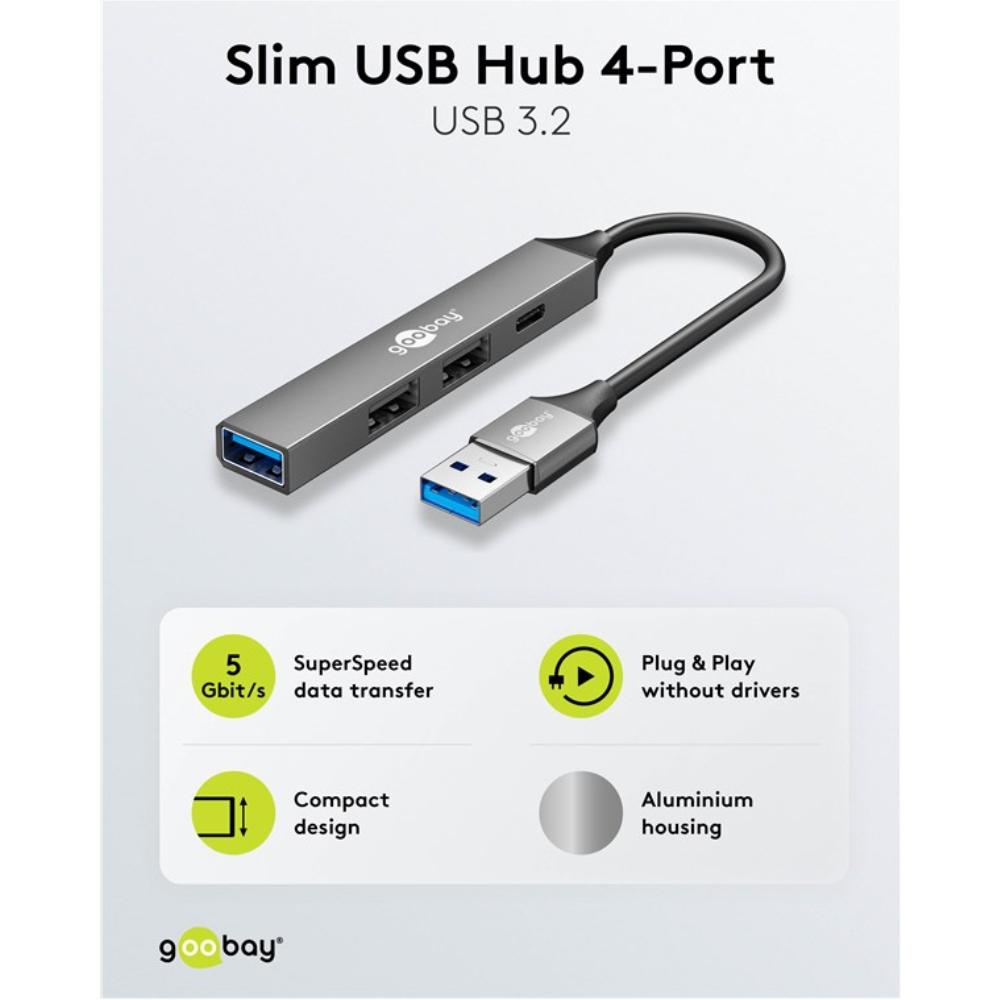 Imp usb a vers hub a+c - 4 ports