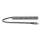 Concentrateur USB Nedis | 1x USB-C 3.2 génération 2 mâle | USB-C 3.2 Gen 2 Femelle avec PD 3.0 3x USB-C 3.2 Gen 2 Femelle | Port(s) 4 ports | USB 3.2 génération 2 | alimenté par USB | 10 Gbit/s - uhubu3470at