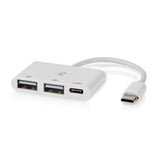 Hub Nedis USB C vers C + A - 3 ports