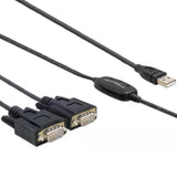 Câble d'imprimante USB A vers 9p D-Sub
