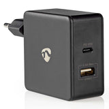 Chargeur Nedis USB C + A