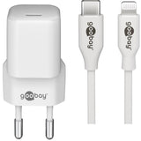 Goobay Lightning USB-C PD kit de chargement Nano (20 W)