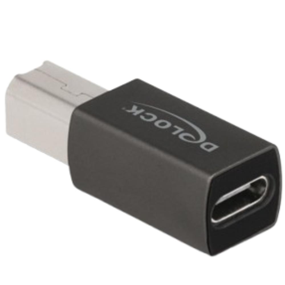 Delock Adaptateur USB 2.0 USB Type-C™ femelle vers Type-B mâle