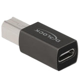 Delock Adaptateur USB 2.0 USB Type-C™ femelle vers Type-B mâle