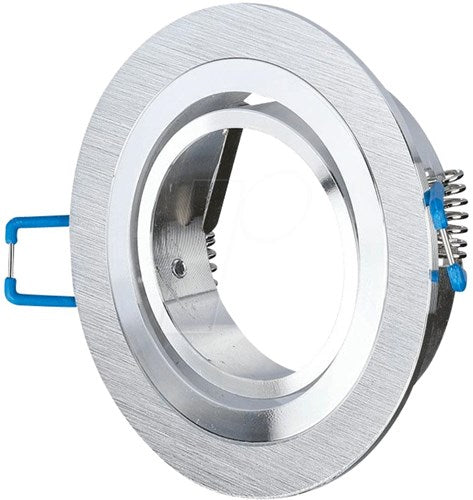 Spot encastrable V-tac orientable 50mm rond aluminium brossé 5013364