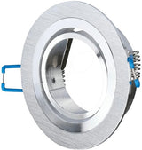 Spot encastrable V-tac orientable 50mm rond aluminium brossé 5013364