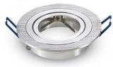 Spot encastrable V-tac orientable 50mm rond aluminium brossé 5013364