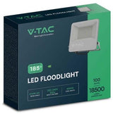 Lampe de chantier V-tac LED 100w 6500k noir - lumen élevé - 9332058