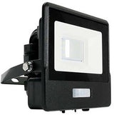 Lampe de chantier LED V-tac | 10w | 6500 000 | IP65 | avec capteur | corps noir - 9335205