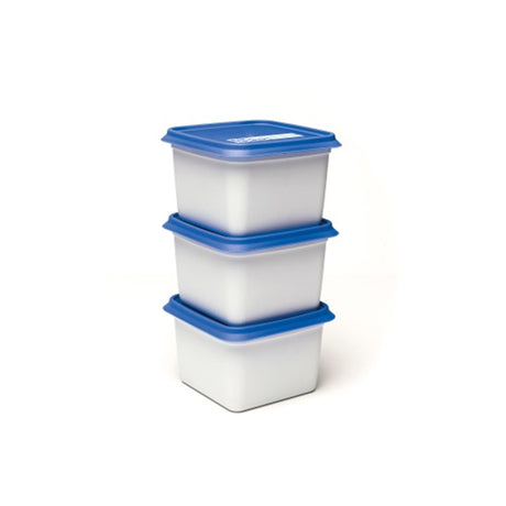 Alaska day to day - diepvriesdozen - 3x 750ml - diepvries vershoudbakjes - stapelbare bewaarbakjes - bpa-vrije bewaardozen - vaatwasbestendig microgolfoven veilige vershouddozen - gemaakt in belgië