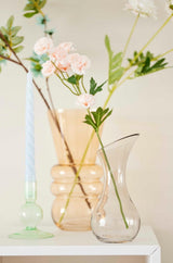 House of nature vase balatan verre 25cm rose