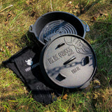 Valhal Dutch Oven Braadpan Cast Fon sans jambes 6.1 L