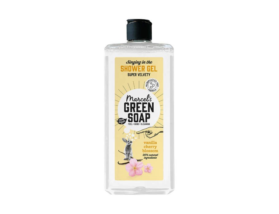 Gel de douche au savon vert Marcel - Blossom de cerise de vanille - 300 ml