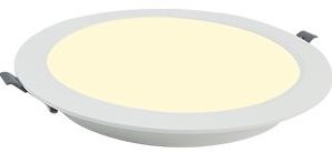 Varnalux panneau led downlight 6w blanc 4000k basic ø118mm - 9000050