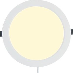 Varnalux panneau led downlight 6w blanc 4000k basic ø118mm - 9000050