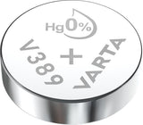 Varta V389 Pile Bouton Argent