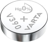 Pile bouton Varta v390 argent