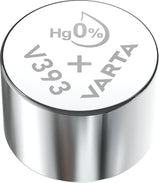 Pile bouton Varta v393 argent