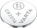 Piles Varta cr2016 2 pièces pile bouton | 10 pièces